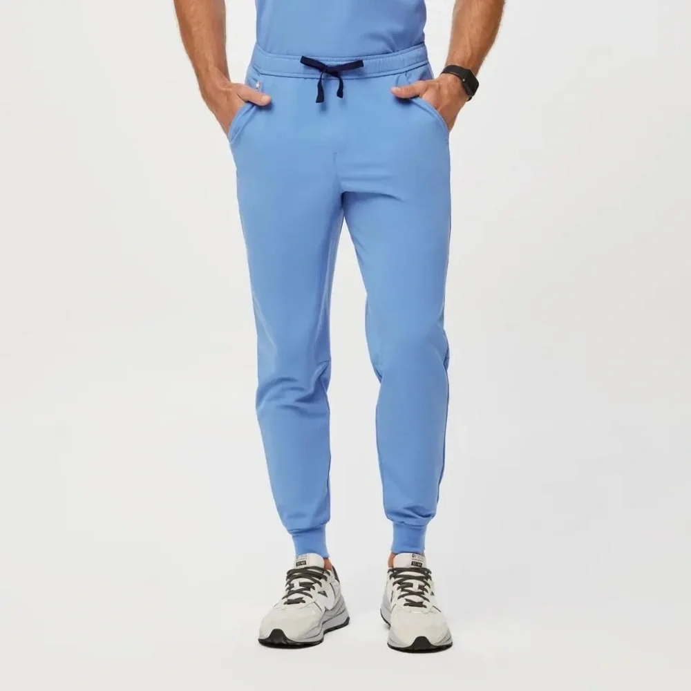 Figs Men’s Tansen Jogger Scrub Pants in Ceil Blue Size Small
